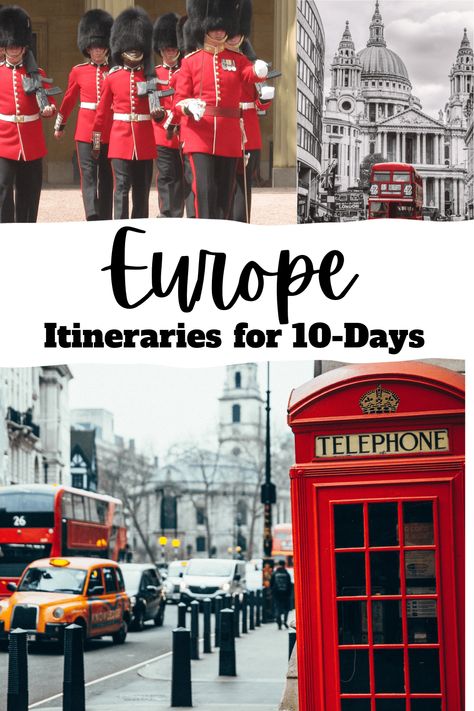 9 Europe Itineraries for 10-Days - Forever Traveling Europe Itinerary 10 Day, 10 Day European Itinerary, 10 Days In Europe, European Train, Train Trips, European Itineraries, Europe Itineraries, Summer Trip, Place To Visit