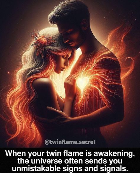 When a twin flame awakening occurs, the universe often sends unmistakable signs and signals to guide you on your journey. These divine messages serve as reassurance and guidance, helping you navigate the profound connection with your twin flame. Recognizing these signs can provide clarity and confidence as you embark on this transformative experience. Flame Quotes, Twin Flame Connection, Gods Promise, Twin Flames Signs, Twin Flame Love Quotes, Twin Flame Quotes, Couple Ideas, God's Promise, Twin Flame Love