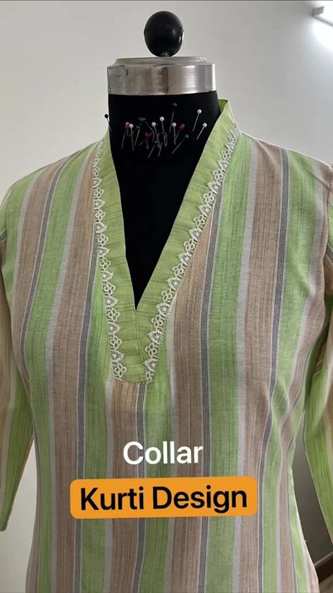 Collar neck kurta Design #reels #collarkurti #collar #sewing #cuttingandstitching #Youtube #trendingreels #explore #sewinghacks #stitch | Your First Design | Sam Marshall · Bender Collar Neck Kurti Design, Neck Kurta Design, Collar Neck Kurta, Neck Kurti Design, Kurti Patterns Latest, Collar Neck Kurti, V Neck Kurti Design, Collar Kurti Design, Collar Kurti