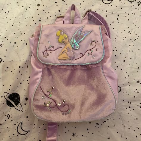 2000 Aesthetic, Velvet Backpack, Princess Kitty, Cute Luggage, Pink Aura, Tinker Bell, Everything Pink, Birthday Wishlist, Cute Bags