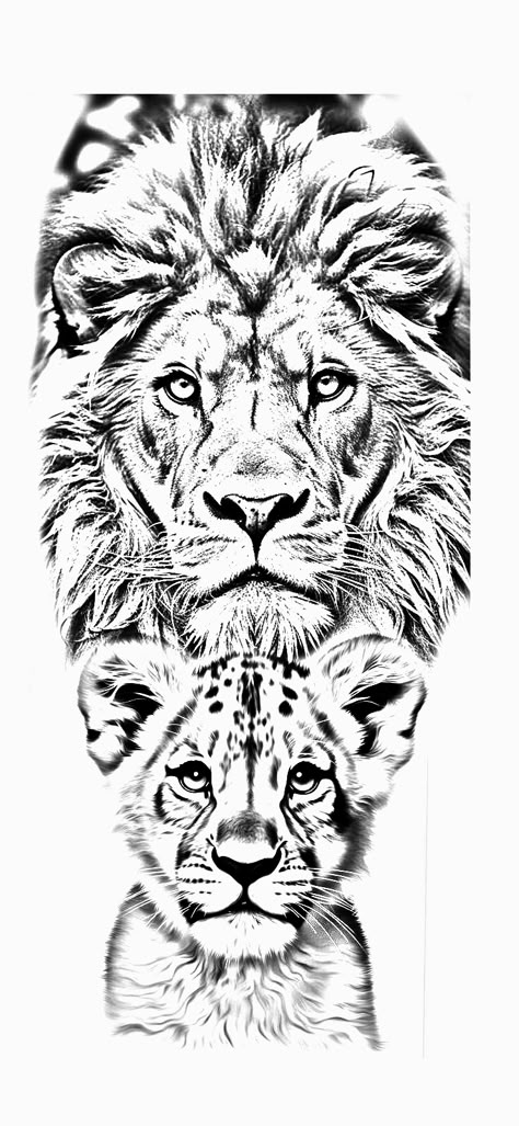 Lion Stencil Tattoo, Lion Tattoo Design Stencil, Long Hairstyles Mens, Tattoo Sleeve Stencil, Hairstyles For Long Hair Wavy, Lion Tattoo Sketch, Tattoo Outline Drawing Stencil, Tattoos Black Women, Long Hair Wavy