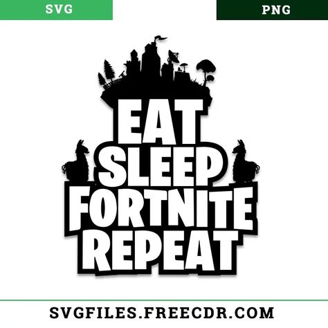 Eat Sleep Fortnite Repeat Svg Free Cricut Fortnite Projects, Fortnite Svg Free Files For Cricut, Eat Sleep Fortnite Repeat, Fortnite Svg Free, Fortnite Sublimation, Rupees Zelda, Fortnite Silhouette, Game Surprise, Fortnite Tshirt Ideas