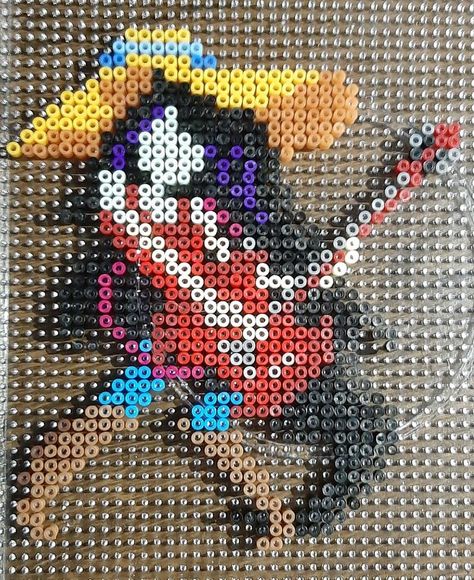 Marceline Perler Beads, Marceline Pixel Art, Adventure Time Perler Beads, Adventure Time Pixel Art, Perler Characters, Hama Art, Hamma Beads Ideas, Pixel Beads, Art Pixel