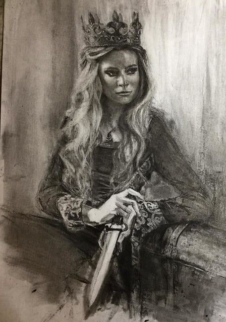 Lady Macbeth | Low res photo of my charcoal drawing of Lady … | Flickr Lady Macbeth Drawing, Lady Macbeth Art, Lady Macbeth Aesthetic, Macbeth Drawing, Macbeth And Lady Macbeth, Macbeth Art, Macbeth Aesthetic, Macbeth Project, Macbeth Book