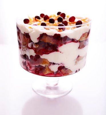 Cranberry Trifle Cranberry Trifle, Candied Cranberry, Custard Trifle, Orange Custard, Christmas Trifle Recipes, Fish Taco Sauce, Trifle Recipes, Christmas Trifle, Candied Cranberries