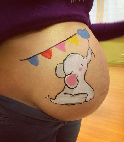 Babybauch Pregnant Painted Belly, Paint Pregnant Belly, Baby Belly Paintings, Body Painting Pregnant, Pregnant Belly Painting Ideas, Bump Painting Ideas, Baby Bump Painting Ideas, Belly Painting Pregnant, Pregnant Painting