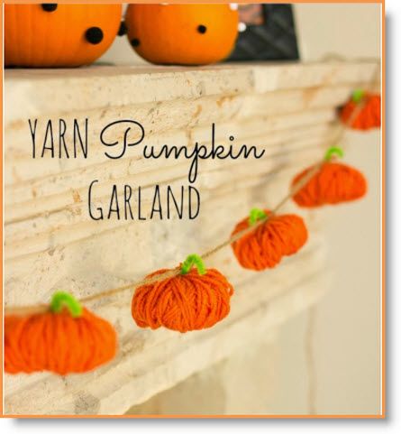 Yarn Pumpkin Garland Tutorial #halloween #halloweendecor #diy #diydecor #holiday #holidaydecorating #decoratingideas #halloweenprojects #pumpkin #pumpkindecor #falldecor #falldecoratingideas #craftgossip Featured on CraftGossip Yarn Pumpkin Garland, Halloween Yarn, Fall Crafts For Adults, Pumpkin Garland, Easy Fall Crafts, Pom Pom Crafts, Fall Crafts Diy, Diy Pumpkin, Pumpkin Crafts