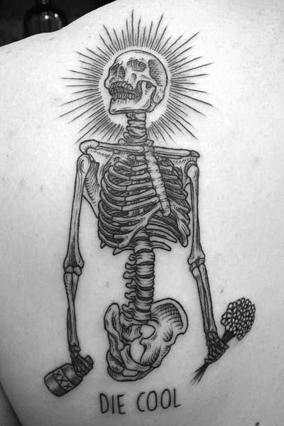 Stippling Tattoo, Traditional Black Tattoo, Woodcut Tattoo, Skeleton Tattoo, Choose Her, Skeleton Tattoos, Fire Tattoo, Why Her, Tattoo Portfolio