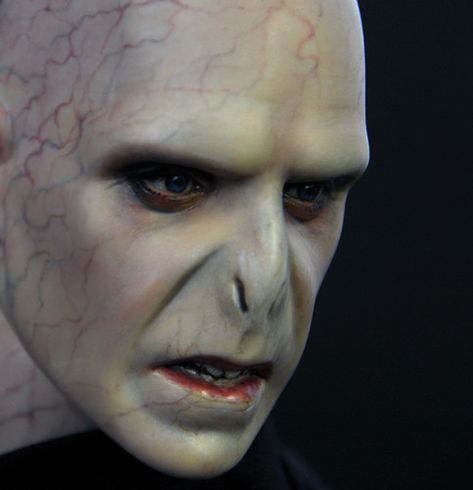 voldemort | Harry Potter Noel Cruz is one of the most versat… | Flickr Voldemort Makeup, Voldemort Costume, Theatre Makeup, Halloween Makeup Inspiration, Raise The Bar, Ralph Fiennes, Franklin Mint, Facepaint, The Bar