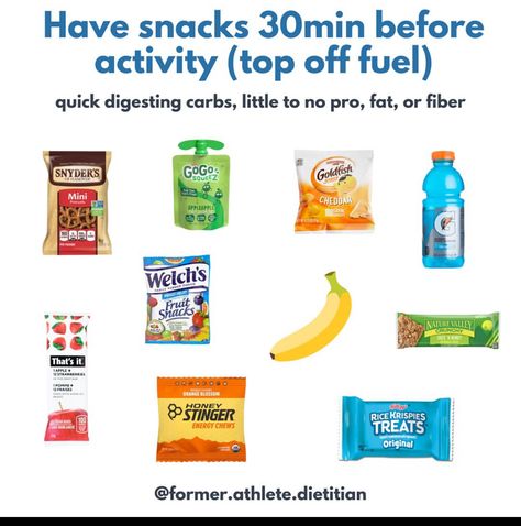 Snacks Before Sports Practice, Track Meet Snacks, Athlete Snacks, Track Snacks, Running Snacks, Snacks For Runners, Soccer Food, Snacks For Athletes, Volleyball Snacks