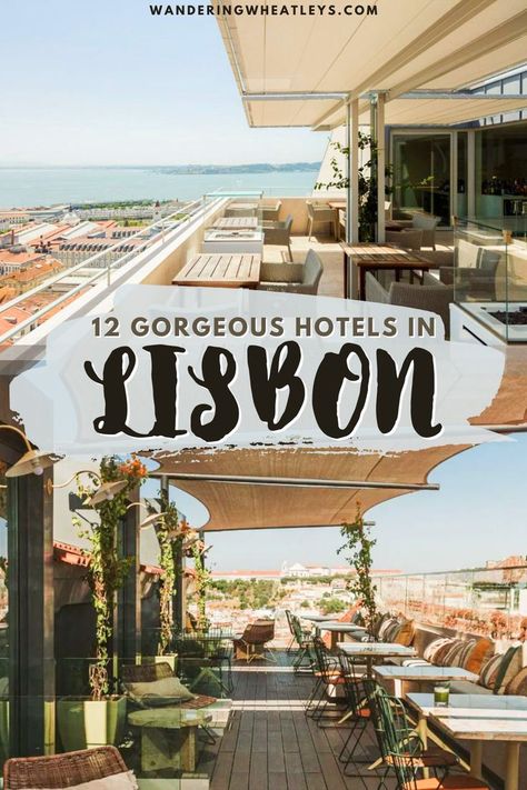 Are you looking for amazing places to stay in Lisbon, Portugal? Here are the 12 BEST boutique hotels in Lisbon and the best neighborhoods in Lisbon for the perfect Portugal vacation! I Lisbon hotels I where to stay in Lisbon I accommodation in Lisbon I hotels with views in Lisbon I Lisbon accommodation I hotels in Portugal I boutique hotels in Portugal I accommodation in Portugal I where to stay in Portugal I Portugal hotels I places to stay in Portugal I Lisbon travel tips I #Portugal #Lisbon Lisbon Hotels, Lisbon Vacation, Lisbon Hotel, Lisbon Travel Guide, Hotels Portugal, Portugal Vacation, Portugal Lisbon, Lisbon Travel, Road Trip Europe