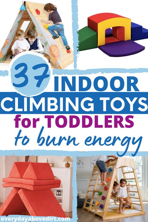 One Year Old Play Area, Playroom Ideas Toddler, Best Toys For Toddlers, Playroom Climbing Ideas, Home Sensory Room, Indoor Toddler Playground, Toddler Activities Indoor, Gross Motor Playroom, Playroom Toddler