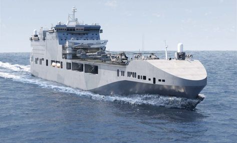 Littoral Strike ship: Prevail Partners refines Multi-Role Vessel Navy Carriers, Royal Navy Ships, Landing Craft, Naval Force, Concept Ships, Army & Navy, Navy Ships, Aircraft Carrier, Royal Navy