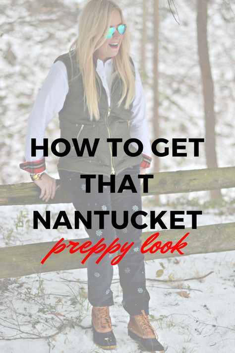 Trendy #outfitidea for winter. #Nantucket #Vineyard #Preppy style!  #Duckboots and #Plaid Preppy Winter Coat, Winter Preppy Outfits, Nantucket Preppy, Nantucket Style Clothing, Nantucket Aesthetic, Preppy Style Winter, Preppy Winter Outfits, Blogger Outfit Inspiration, Cute Sporty Outfits