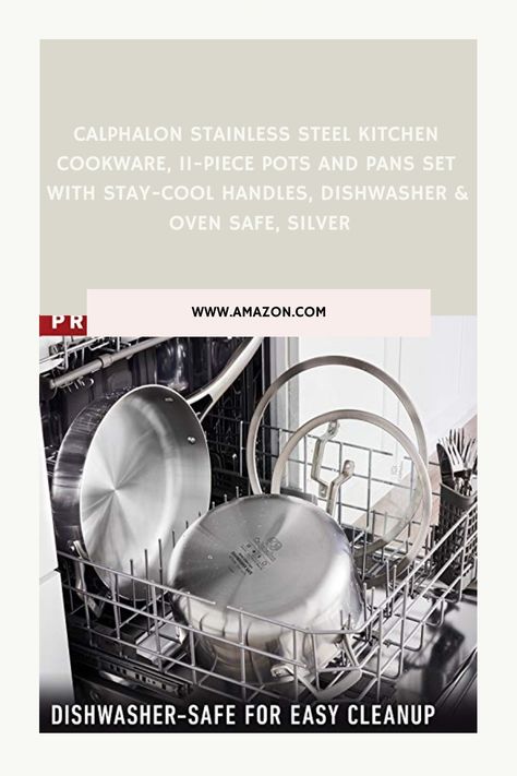 Set Includes: 10” Fry pan, 12” Fry pan with lid, 1.5 Qt. Saucepan with lid, 2.5 Qt. Saucepan with lid, 3 Qt. Sauté pan with lid, and 8 Qt. Stock pot with lid Durable 3-Ply Metal Construction: Ensures quick, even heat distribution Superior Cooking Experience: Excellent for searing, browning, and sautéing Dishwasher-Safe: For hassle-free cleaning Oven-Safe: Totally safe to use in an oven up to 450°F Constructed with Safe Materials: Includes Aluminum, Stainless Steel (Iron, Chromium, Nickel, Manganese, Copper, Phosphorus) Lifetime Warranty: Reliability and assurance with a full lifetime warranty Stainless Steel Skillet, Stainless Steel Kitchen Utensils, Kitchen Cookware Sets, Cookware Set Stainless Steel, Stainless Steel Pot, Pots And Pans Sets, Stainless Steel Cookware, Metal Kitchen, Cookware Sets