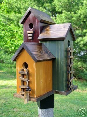 Bird Feeder Plans, Birdhouses Bird Feeders, Homemade Bird Houses, Bird Houses Ideas Diy, Birdhouses Rustic, Garden Birdhouses, Bird House Feeder, Wood Birdhouses, Wooden Bird Houses