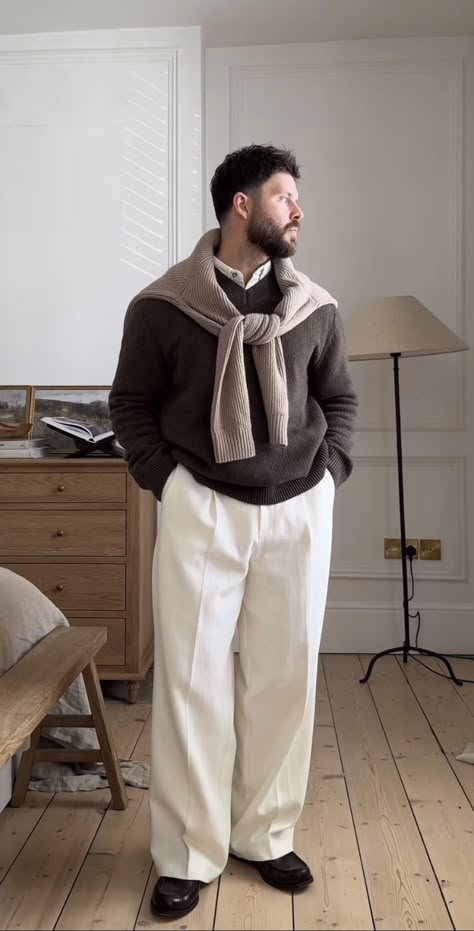 Men’s Fall Old Money Outfits, Winter Outfits Men Turtleneck, Men Old Money Winter, Quiet Luxury Aesthetic Outfits Men, Simple Old Money Outfit Men, Old Money Winter Outfits Aesthetic Men, Men Old Money Clothes, Men’s Layering, Italy Fashion Men