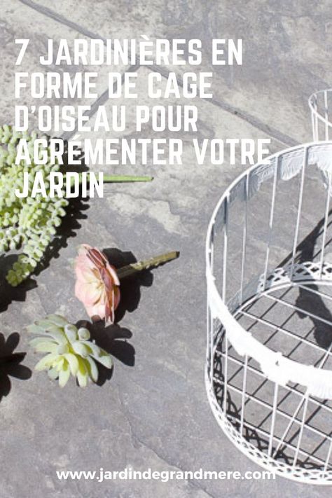 Les jardinières en forme de cage à oiseaux ajoutent toujours un élément attrayant à votre jardin ou à votre cour. Parcourez ces jardinières à faire soi-même et implantez-en une dans votre jardin. Les gens ont trouvé toutes sortes de façons nouvelles et créatives de planter des fleurs dans leur jardin. Que vous utilisiez des jardinières conventionnelles, des jardinières bricolées ou des jardinières recyclées uniques, #jardin #cage