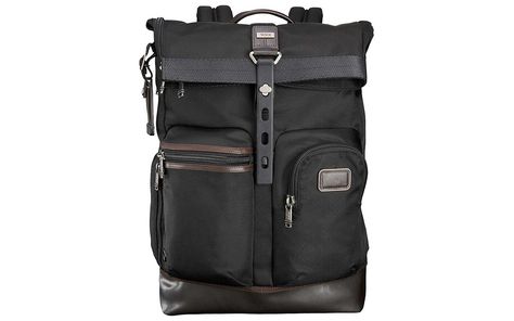 Tumi Alpha Bravo Luke Roll-Top Backpack | 20 hyper-organized travel bags and wallets to keep you in order on the go. Tumi Backpack For Men, Bagpack Men, Tumi Backpack, Best Travel Luggage, Backpacks Black, Best Travel Bags, Tumi Bags, Laptop Travel, Laptop Tote Bag