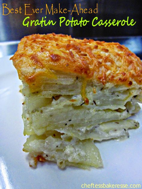 Make Ahead Potato Recipes Side Dishes, Extra Potatoes, Potato Scallops, Brunch Potatoes, Make Ahead Brunch, Best Thanksgiving Side Dishes, Potatoes Au Gratin, Potato Gratin, Potato Side Dishes