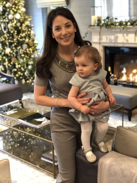 Sophie Paterson, 33, from Surrey, pictured with baby Ava, has opened the doors to her mans... Sofie Paterson Interiors, Sophie Paterson Kitchen, Sophie Peterson Design, Sophia Patterson Interiors, Surrey Mansion, Plan Quotes, Sophie Paterson Interiors, Sophie Paterson, Interior Design Pictures