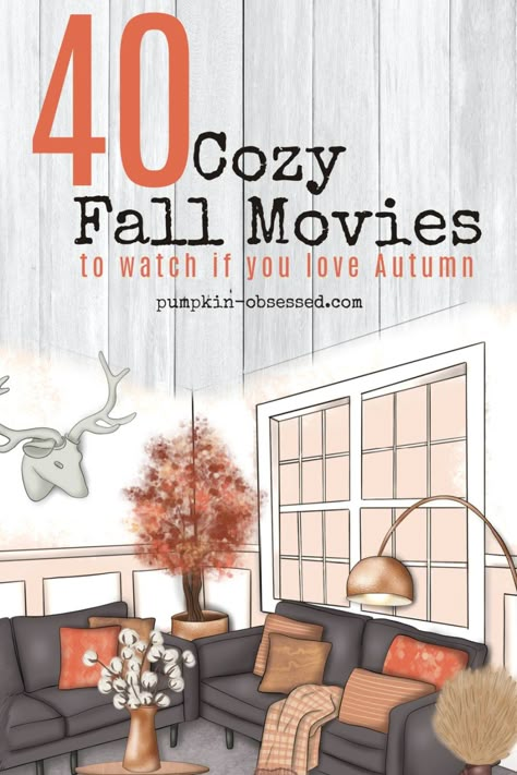 Fall Family Movies, Cozy Movies, Best Fall Movies, Fall Movies, Fall Movie, Cozy Mystery Series, Movie Watching, Fall Bucket List, Love Autumn