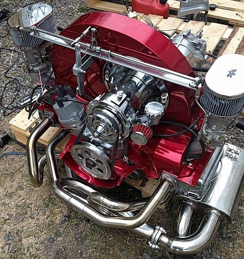 engine Vw Trike, Vw Dune Buggy, Vw Super Beetle, Volkswagen Aircooled, Hot Vw, Vw Ideas, Vw Sedan, Vw Engine, Vw Classic