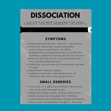 Chemical Imbalance, Feeling Disconnected, Dissociation, Body Awareness, Mental Disorders, Move Your Body, Figure It Out, Disease, Psychology