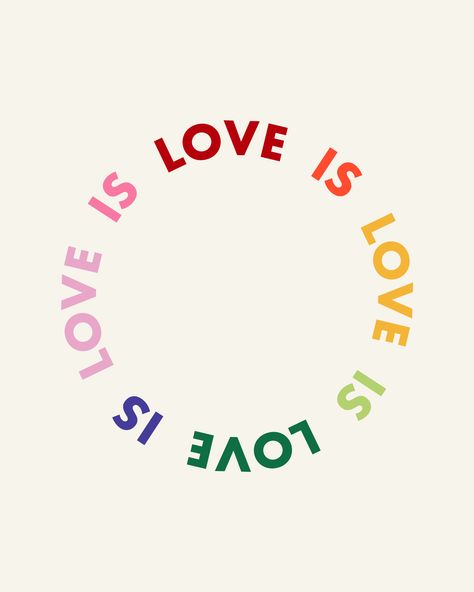 Show your true colors with this vibrant "LOVE IS LOVE" t-shirt! Perfect for pride parades or everyday wear, this shirt is a bold statement of love and acceptance. Available in a range of sizes for all to wear proudly. #gaypride #loveislove #equality Love Is Love Wallpaper, Quotes About Pride, Pride Diy, Pride Quotes, Pride Design, Graphisches Design, Gay Aesthetic, Happy Pride, Happy Words