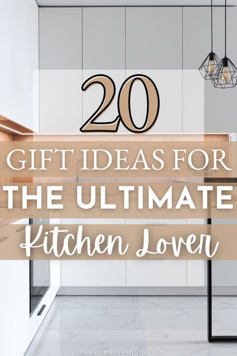 20 Gift Ideas for the Ultimate Kitchen Lover For Christmas! | Lynn Mumbing Mejia Useful Gifts For Men, Cooking Gift Ideas, Creative Gifts For Him, Gifts For Niece, Gift Ideas Trendy, Gifts For Bestie, Amazon Gift Guide, Best Amazon Gifts, Kitchen Gift Ideas