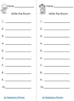 Write the Room/Task Cards Recording Sheet Write The Room, Kindergarten Freebies, Making Words, Free Labels, Unit Plan, Name Writing, Esl Teaching, Kindergarten Writing, Novel Studies