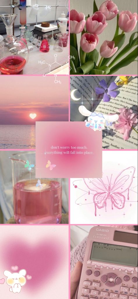 Cosmetic Scientist Aesthetic, Pink Chemistry Aesthetic, Scientist Aesthetic Wallpaper, Chemistry Wallpaper Aesthetic, Pink Science Aesthetic, Pharmacy Aesthetic Wallpaper, Chemistry Aesthetic Wallpaper, Pink Chemistry, Chemistry Girl