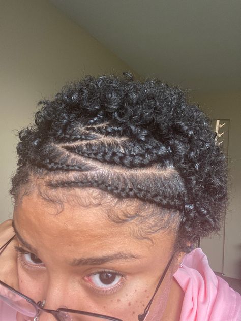 Short 4c Cornrow Hairstyles, Cute Short Natural Hairstyles 4c Cornrow, Big Chop Protective Styles, Two Braids Hairstyle Black Women Natural Short Hair, Undercut On Black Women, Claw Clip Short Natural Hair, Twa Braided Hairstyles, 4c Short Natural Hairstyles Twa Styles, Twa Hairstyles With Headband