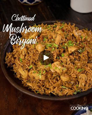 Chettinad Mushroom Biryani Recipe | Easy One Pot Recipe | Biryani Recipe | Veg Lunch Box Recipe | biryani, curry, vegetable | Chettinad Mushroom Biryani Recipe | Easy One Pot Recipe | Biryani Recipe | Veg Lunch Box Recipe  #chettinadmushroombiryanirecipe #biryanirecipe... | By Home cookingFacebook Mushroom Biryani Recipe, Biryani Recipe Easy, Easy Biryani Recipe, Mushroom Biryani, Lunch Box Recipe, Veg Biryani, Vegetable Recipe, Dum Biryani, Biryani Recipe