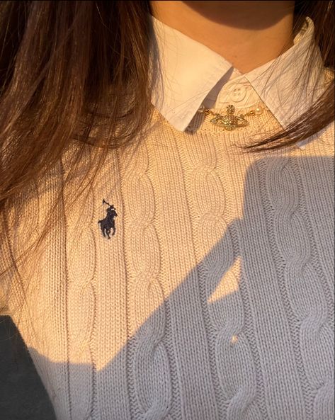 Polo Ralph Lauren Women Outfits, Ralph Lauren Aesthetic Outfit, Lauren Aesthetic, Impress Your Crush, Ralph Lauren Aesthetic, Ralph Lauren Looks, Sixth Form Outfits, Money Clothes, Classic Ralph Lauren