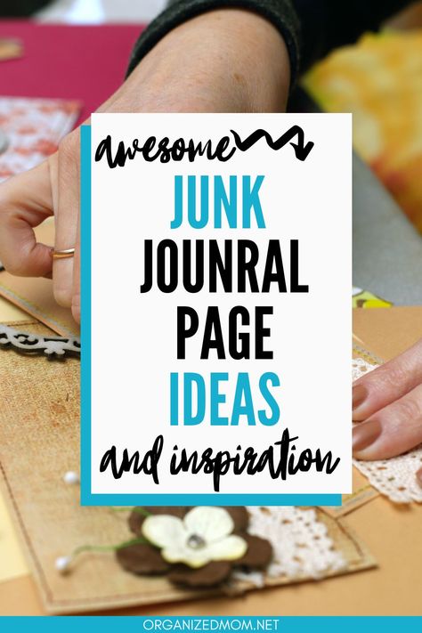 Journal Pockets And Tucks, Junk Journal Pockets And Tucks, Junk Journal Ideas Inspiration, Junk Journal Cover Ideas, Tea Journal, Junk Journal Pockets, Thoughtful Questions, Junk Journal Cover, Creative Exercises