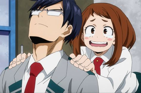 Tenya Ida and Uraraka Mha Screencaps, Ochaco Uraraka, Screen Caps, Anatomy Drawing, Anime Screenshots, My Hero Academia Episodes, Hero Academia Characters, Animated Movies, Drawing People