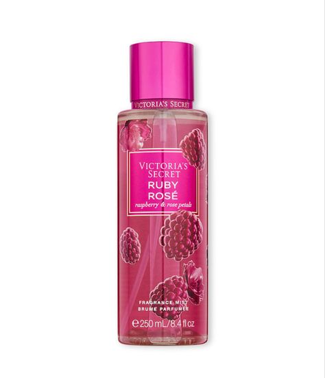 RUBY ROSÉ - Notes: sparkling raspberry, velvet rose, red plum —- Type: Fruity Floral Victoria Secret Spray, Blackberry Crisp, Victoria Secret Body Spray, Victoria's Secret Perfume, Victoria Secret Body Mist, Victoria Secret Lotion, Victoria Secret Fragrances, Velvet Rose, Fragrance Lotion