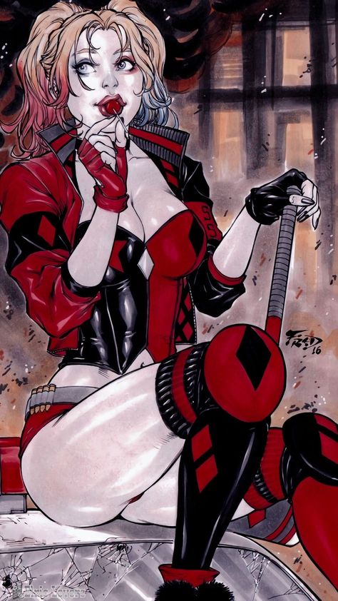 #Harley #Quinn #Harleyquinn art #Harleyquinnart   #Harleyart #Quinnart Yani Core, Harley Quinn Comic Icons, Red And Black Harley Quinn, Harley Quinn Comic Art, Comic Harley Quinn, Harley Quinn Fanart, Harleen Quinn, Harley Quinzel, Joker Y Harley Quinn