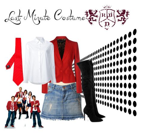 "RBD REBELDE COSTUME HALLOWEEN" by blahblahrafa ❤ liked on Polyvore featuring Maison Scotch, Dolce&Gabbana, Misha Nonoo, Kendall + Kylie and Armani Collezioni Rbd Halloween Costume, Rebelde Halloween Costume, Rbd Outfits, Rebelde Outfits, Rbd Rebelde Costume, Rbd Rebelde Party Theme, Rbd Iconic Outfits, Rebelde Skirt, Young Professional Outfits