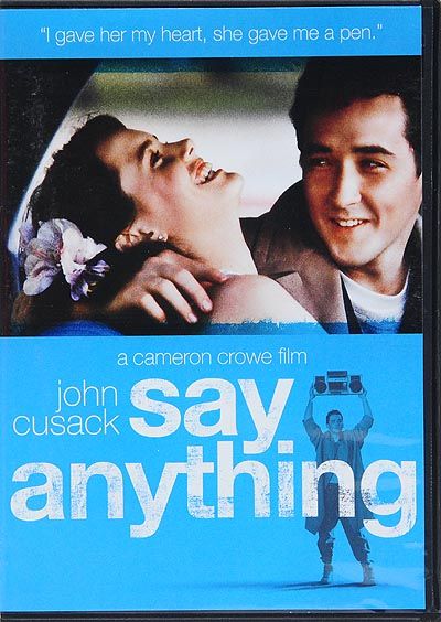 Say Anything... (DVD)#DVD Say Anything Movie, Ione Skye, Iconic 80s Movies, John Cusack, Father John, 80s Movies, Film School, Romantic Movies, Romance Movies