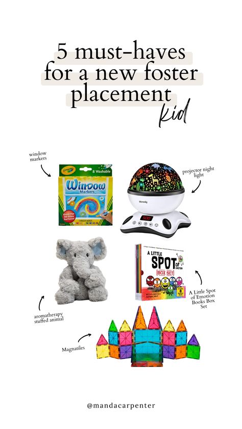 Saying yes to a new foster placement usually happens at a moments notice. Here are some fun items to have on hand so that you're always prepared to welcome a new child into your home🫶🏻 #fostercare #foster #fostermom #fosterdad #fosterparent Foster Care Welcome Basket, Foster Parent Announcement, Becoming A Foster Parent, Window Markers, Adoption Resources, Welcome Basket, Foster Baby, Always Prepared, Foster Parent