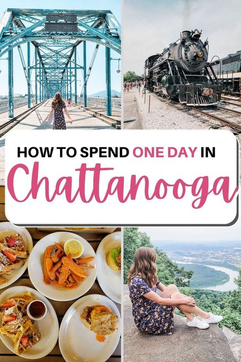 Chattanooga Itinerary, Chattanooga Tennessee Restaurants, Downtown Chattanooga, Tennessee Travel, Lookout Mountain, Tennessee Vacation, Tennessee River, Chattanooga Tennessee, Mountain Travel