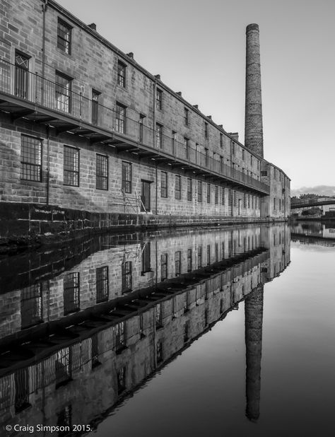 Slater Terrace, Weavers Triangle, Leeds & Liverpool Canal, Burnley, Lancashire, England. 11th August 2015. Burnley Lancashire, Lancashire England, British Architecture, Building Concept, White Images, Black N White Images, Urban Landscape, Leeds, Old Town