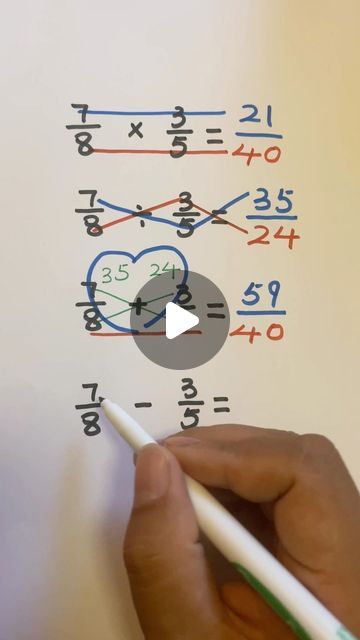 Math Tricks on Instagram: "Fraction tricks: Adding & Subtracting fractions | Multiplying & Dividing fractions #fraction #fractions" Divide Math, Fraction Tricks, Math Hacks Fractions, How To Add And Subtract Fractions, How To Subtract Mixed Fractions, Adding Subtracting Fractions, Adding And Subtracting Mixed Fractions, Add Fractions, Teach Fractions