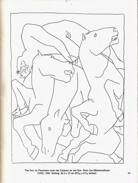 Picasso Sketches, Picasso Drawing, Picasso Style, Modern Graphic Art, Picasso Paintings, Line Sketch, Equestrian Art, Digital Art Gallery, Line Drawings