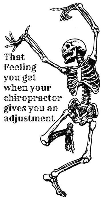 That feeling you get when your chiropractor gives you an adjustment! #Chiropractic #Chiropractor #spine Funny Quotes About People, Chiropractor Humor, Chiropractic Humor, Quotes About People, Chiropractic Quotes, Chiropractic Marketing, Funny People Quotes, Fitness Humor, Family Chiropractic