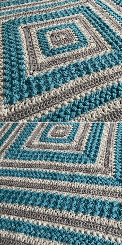 Textured Crochet Blankets – 1001 Patterns 2 Color Crochet Blankets, Mixed Stitch Crochet Blanket Free Pattern, Caron Cakes Afghan Patterns Crochet, King Size Crochet Blanket Patterns Free, Crochet Afghans Patterns, Sampler Afghan Crochet Pattern, From The Center Crochet Blanket, Crochet Blanket Patterns In The Round, Crochet Blanket Patterns Free Squares