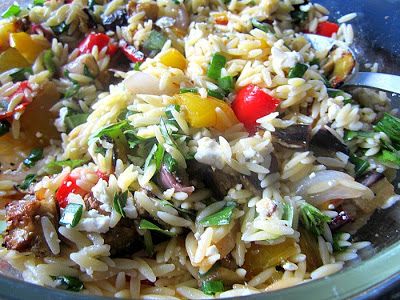 Ina Garten Greek Orzo Salad, Ina Garten Roasted Vegetables, Healthy Roasted Vegetables, Garden Pasta Salad, Grilled Vegetable Salads, Roasted Vegetable Pasta, Orzo Salad Recipes, Roasted Vegetable Salad, Orzo Pasta Salad