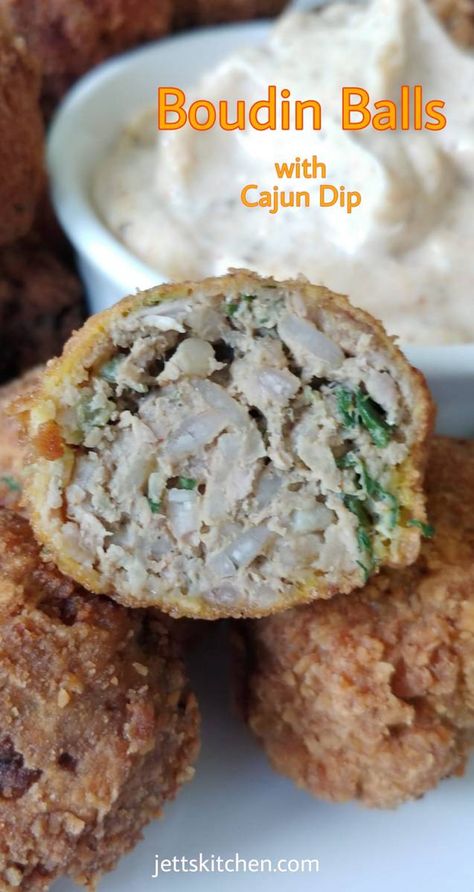 Cajun Boudin Balls, Boudin Balls Dipping Sauce, Boudin Recipes, Homemade Boudin, Cajun Dip, Boudin Dip, Boudin Balls Recipe, Cajun Spice Recipe, Boudin Recipe